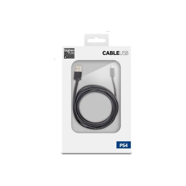 Câble Usb Pour Ps4 Bigben Le Câble Usb - vue 2