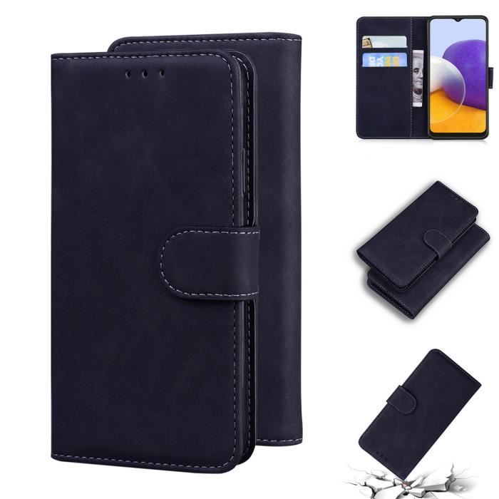 Coque Portefeuille Magnétique Pour OnePlus Nord CE4 Lite 5G / Oppo K12X - Cuir PU, TPU Antichoc, 3 Emplacements Cartes, Fonction Support (noir) - 8