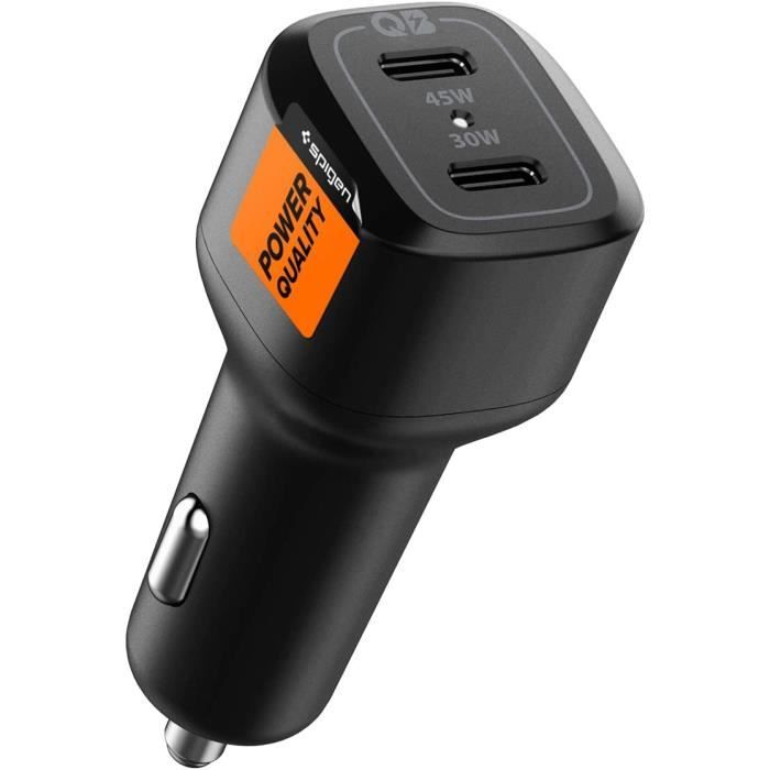 Chargeur Voiture Usb C 75W Double Usb Pd Pps 3.0 45W + 30W Adaptateur Voiture Pour Galaxy S23