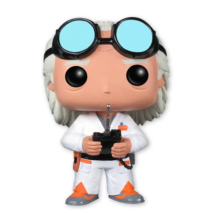 Figurine Pop! Vinyl Retour vers le Futur Dr. Emmet Brown multicolore, en plastique, fabricant