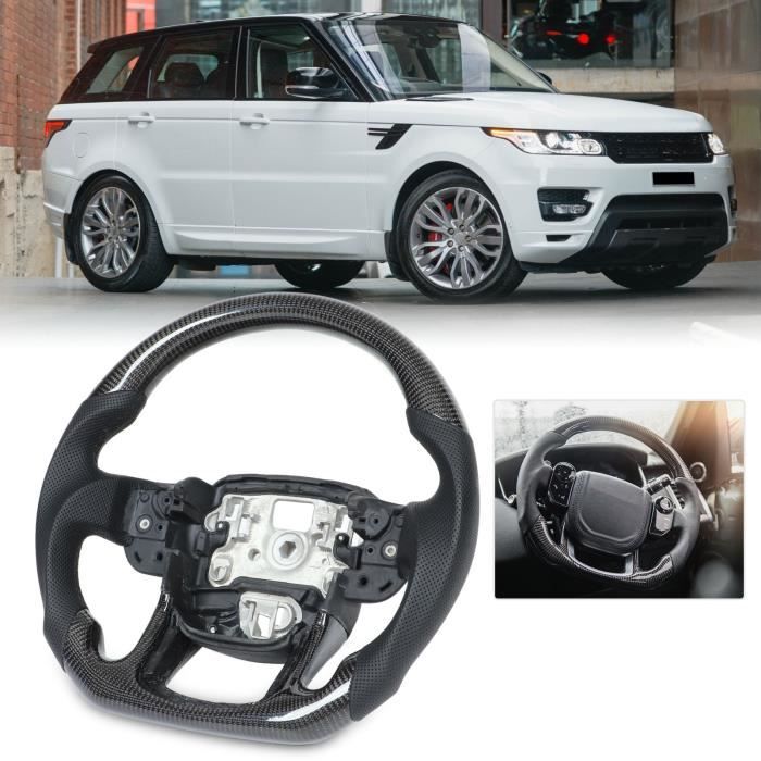 Volant Range Rover Dioche Volant en cuir perforé Volant en Fibre de Carbone personnalisé ...