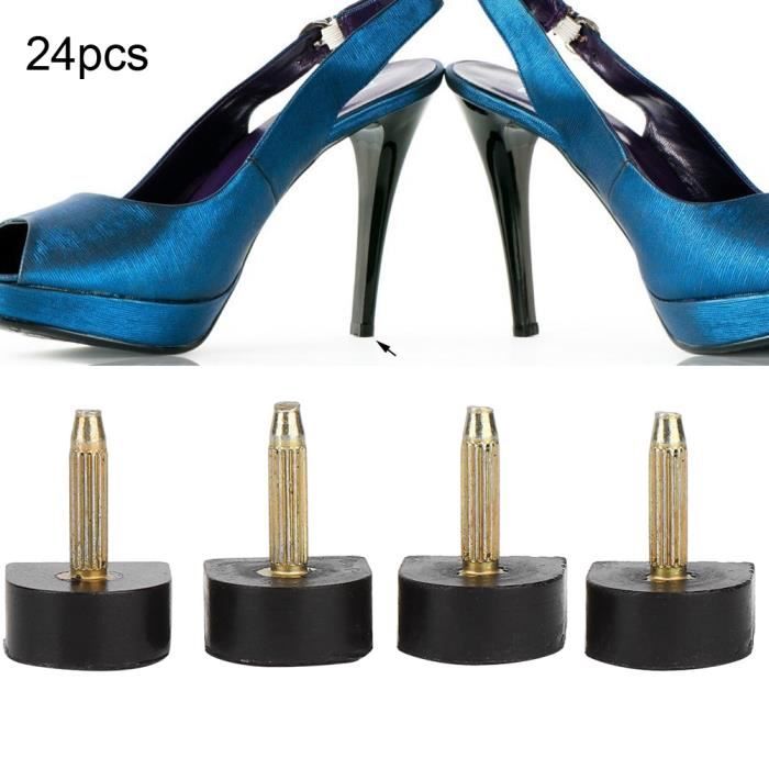 Drfeify Protector Non slip Tip High Heel Replacement Dowels Shoes Heel