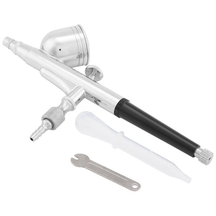 Kit Aérographe Compresseur Air - Pistolet Peinture 0,8mm - Pour Modélisme, Maquillage, Peinture Auto - Débutants Et Pros