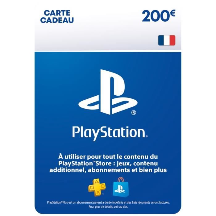 Carte cadeau numérique de 200€ à utiliser sur le PlayStation Store - vue 3
