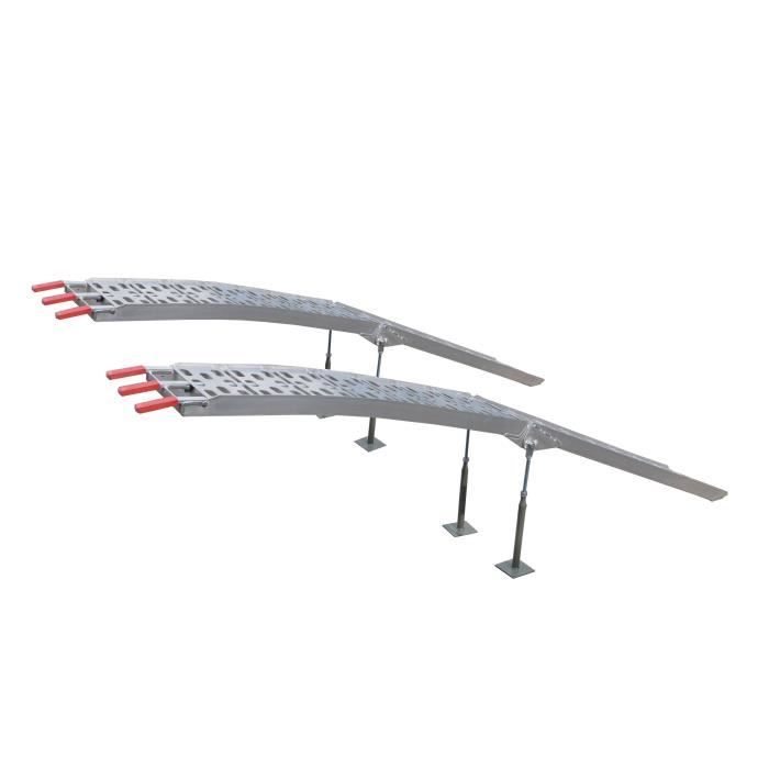 XMTECH 2 Pièces Rampes De Chargement Pliable En Aluminium, Capacité De