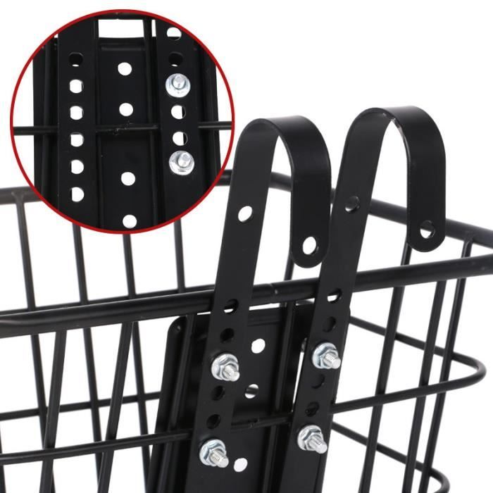 Porte-bagages Avant Vélo En Aluminium Noir - Pour VTT, Voyage, Shopping - NEUF
