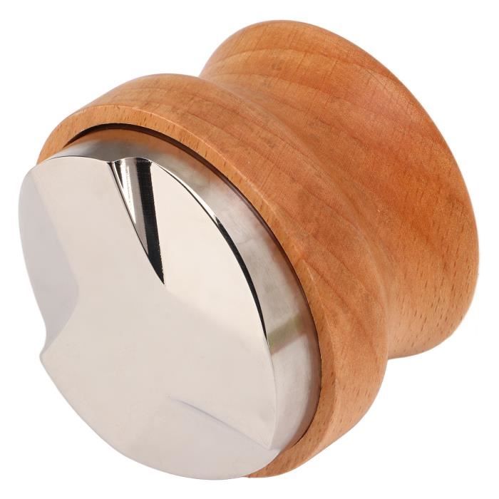 Jemcgrl Tamper Espresso 58 Mm Réglable Avec Ressort & Échelle – Distributeur & Presse Calibrée