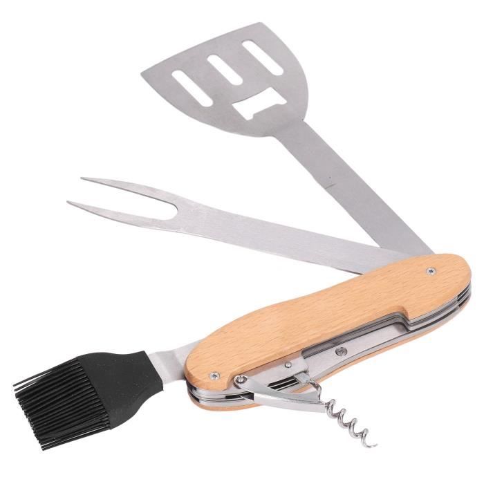 Kit D'outils 5 En 1 Pour Feu De Camp – ShineTrip – Camping Extérieur