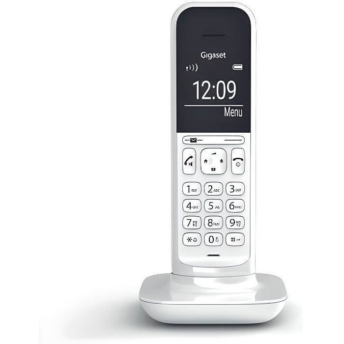 GIGASET Téléphone Fixe CL390 Blanc