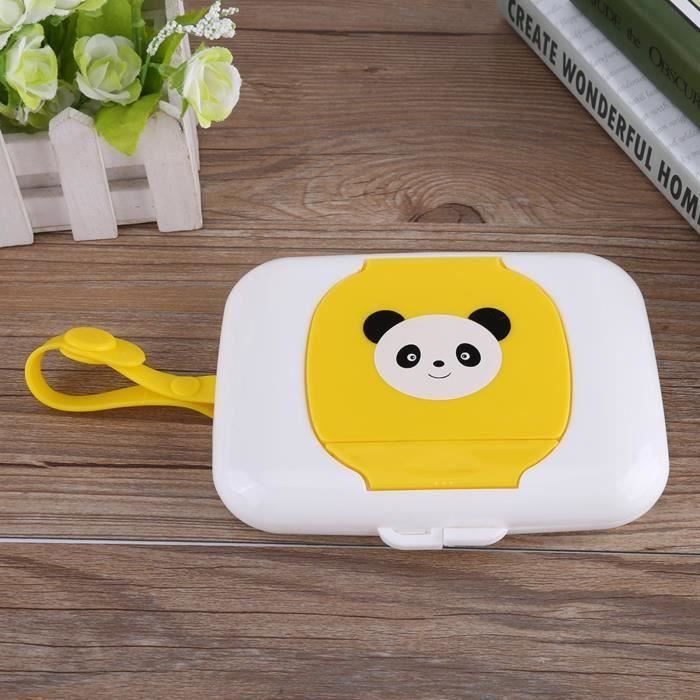 Lot De 2 Distributeurs Lingettes Bébé Rechargeables – Étui Portable Étanche EVA Avec Fermoir Métal – Idéal Voyage Et Poussette