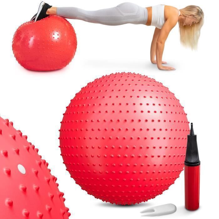 Ballon Pilates 25cm - Ballon Fitness Anti-Dérapant | Pour Yoga, Grossesse, Exercices à Domicile