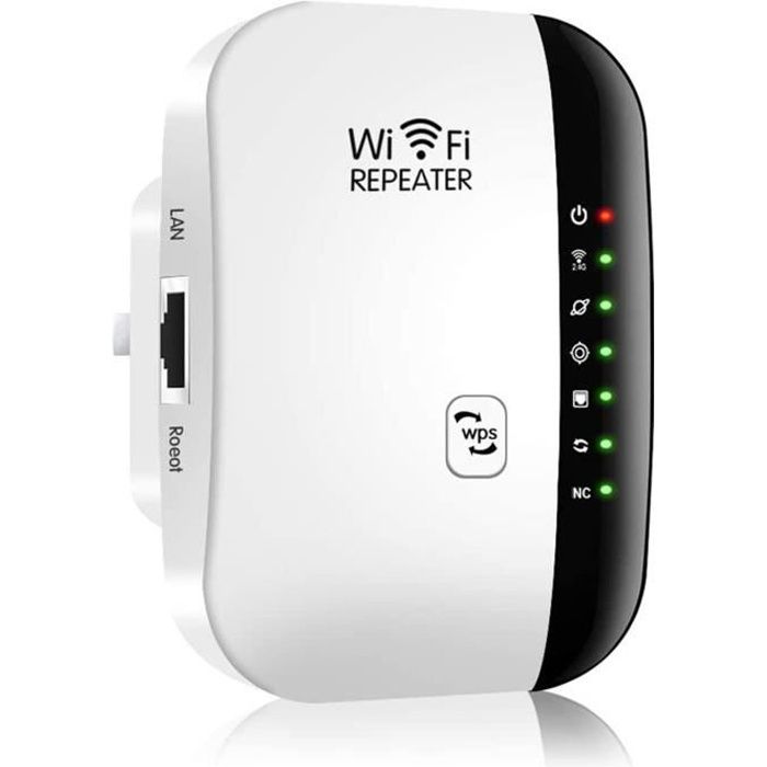 Amplificateur WiFi, 300 Mbps Répéteur Amplificateur de Signal du Réseau ...