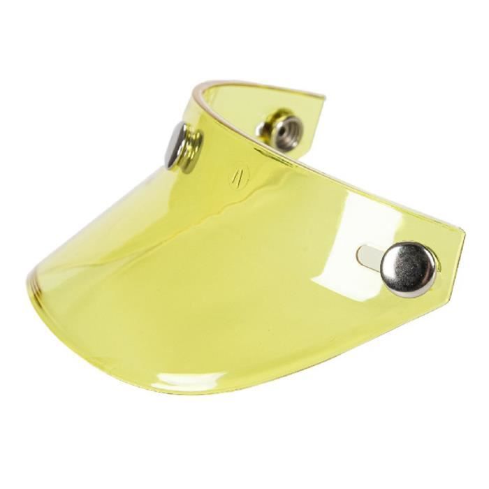 ERYUE Visière, 3 Boutons-Pression Visière Bouclier Lentille Visière Rabattable Pare-Vent Pour