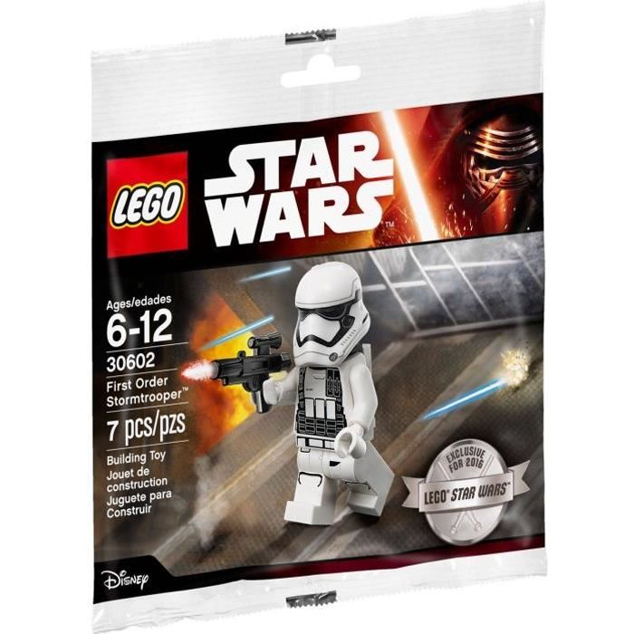 Figurine - LEGO - 30602 - Stormtrooper du Premier Ordre - Star Wars - Adulte