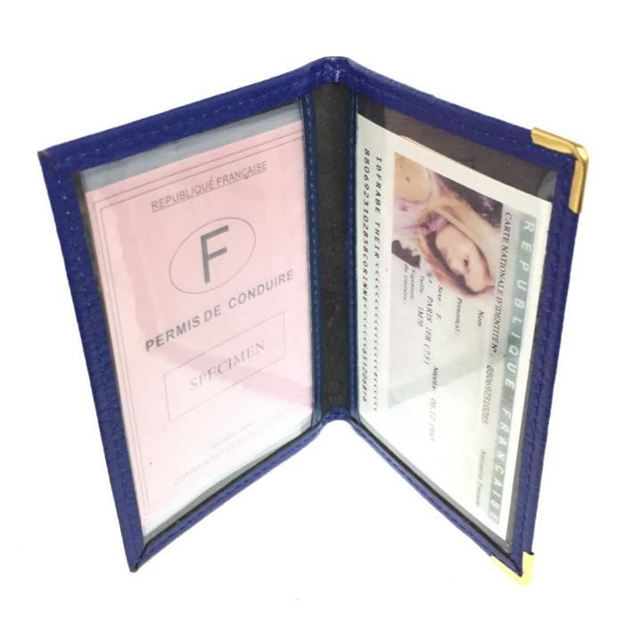 Lot De 10 Porte-documents Bleu Ciel - Format 8,5x5,5 Cm - Étui Double Poche Pour Carte D'identité, Permis, Carte Vitale - PVC Souple, Sans BPA