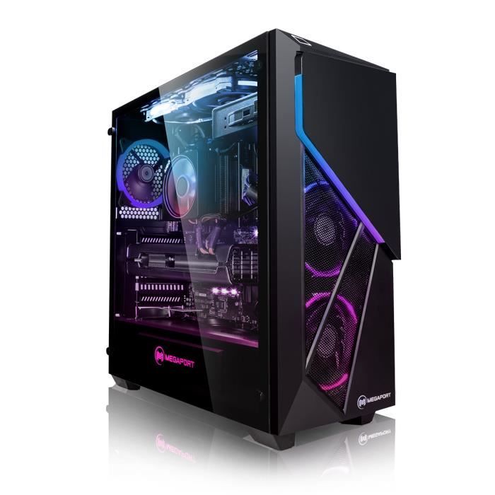Vente Ordinateur de bureau Megaport PC Gamer Blaze AMD Ryzen 7 3700X 8x 3,60 GHz • AMD Radeon RX 5700XT 8Go • 16Go DDR4 • 480 Go SSD • 1To • Windows 10 • WiFi pas cher Vente Ordinateur de bureau Megaport PC Gamer Blaze AMD Ryzen 7 3700X 8x 3,60 GHz • AMD Radeon RX 5700XT 8Go • 16Go DDR4 • 480 Go SSD • 1To • Windows 10 • WiFi pas cher