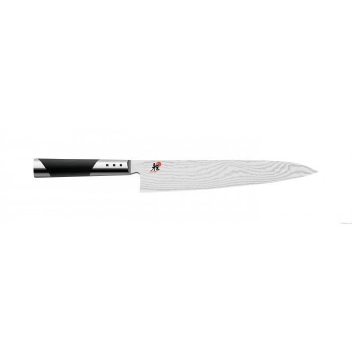 Couteau de chef japonais Miyabi 7000D lame Dama...