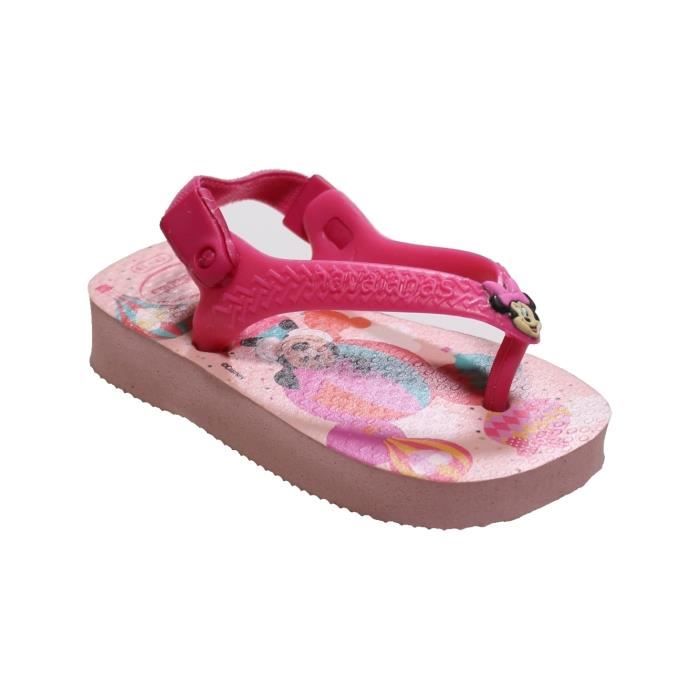 Tongs Bebe Fille Havaianas Taille 19 Rose Ete Cdiscount Sport