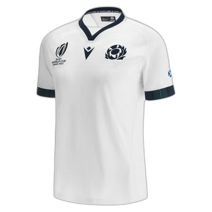 Maillot Extérieur Coupe du Monde de Rugby 2023 Écosse - blanc - M