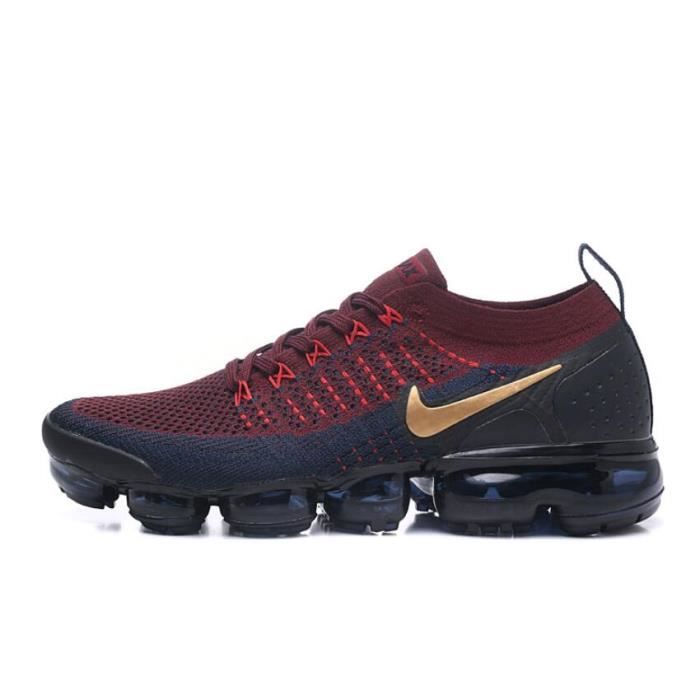 baskets air vapormax flyknit 2 Nike Air VaporMax Flyknit 2 Chaussure pour Homme Rouge - Cdiscount ...