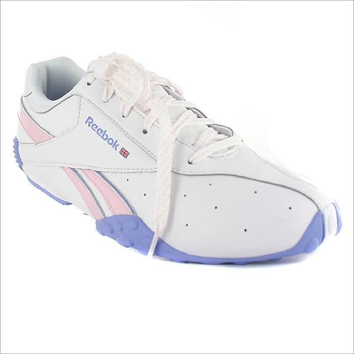 Reebok Baskets - REEBOK - Vanta - Blanc - Mixte - Adulte - Lacets - Textile - Plat