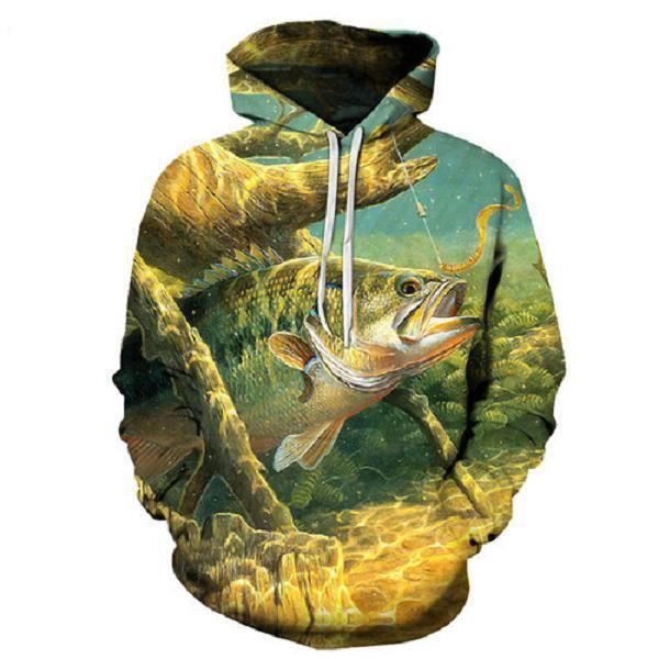 Sweat à Capuche Weird Fish Bleu - Taille 34 Femme - Occasion Très Bon état - Style Pêche Décontracté