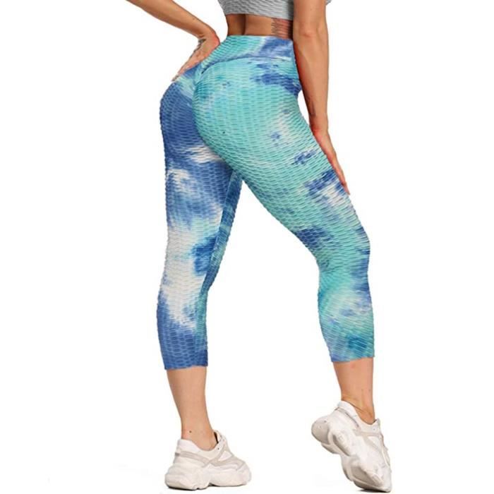 Leggings Cellulite Pesca Pantaloni Yoga Testa A Vita Alta Leggings Fitness Allen