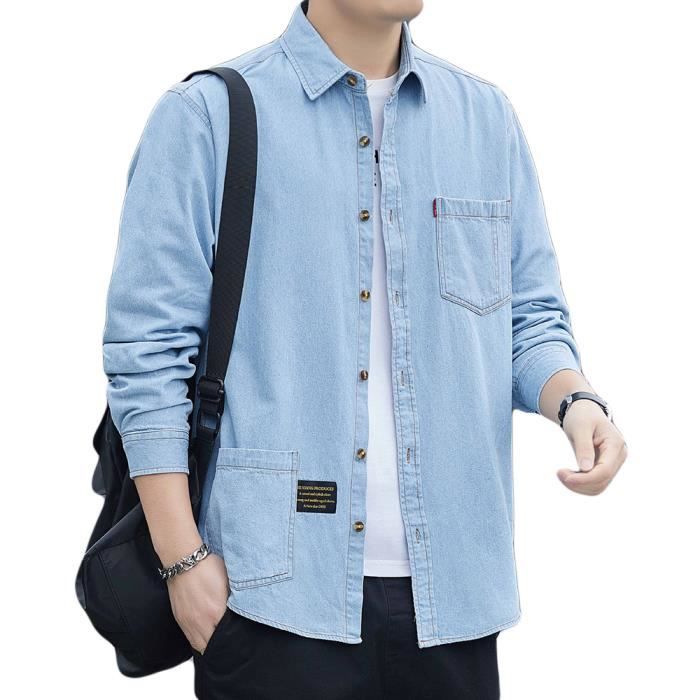 Chemise J.Crew Homme 100% Coton Blanc à Pois, Manches Longues, Boutonnage Classique, Taille M