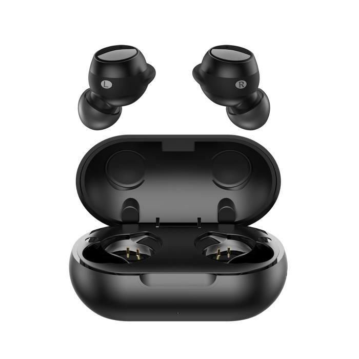 Écouteurs Bluetooth 5.0 sans Fil,STOGA H01 IPX7 Oreillette Bluetooth sport 2000mAh Boîte de Charge Casque Stéréo Écouteur Sport pour iOS Android 