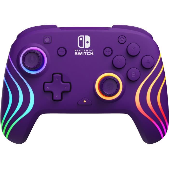 Manette sans fil pour Nintendo Switch - PDP - Afterglow Wave - Violet