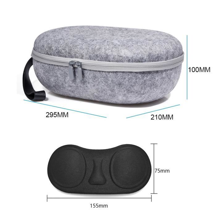 Étui De Transport Rigide Pour Meta Quest - Gris, Protection Casque VR, Neuf