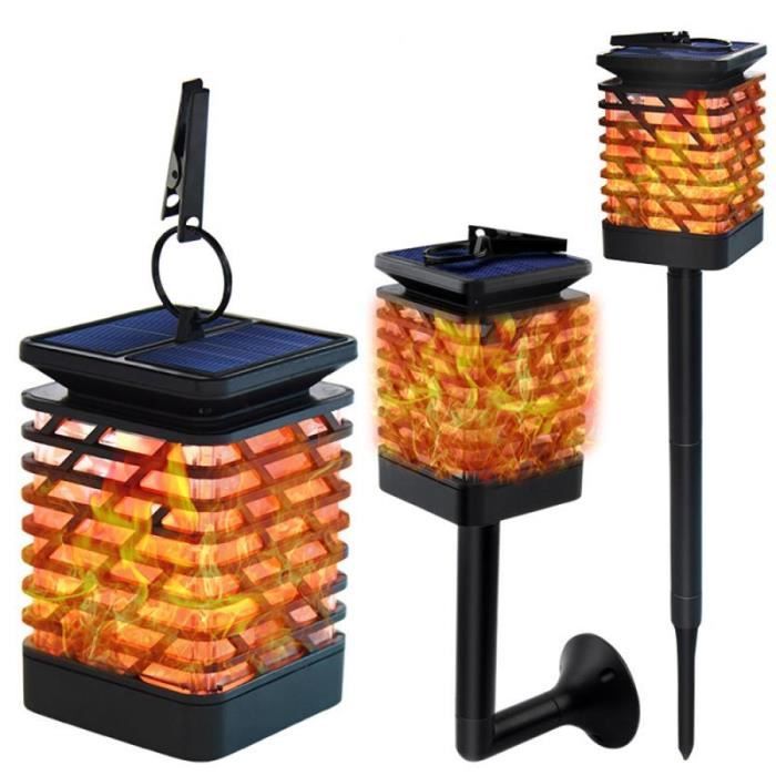 Lot 4 Lumières LED + 4 Bâtons En Bois Pour Lanternes - Lumière Jaune Chaud, Sans Chaleur - Pour Halloween, Noël - 11