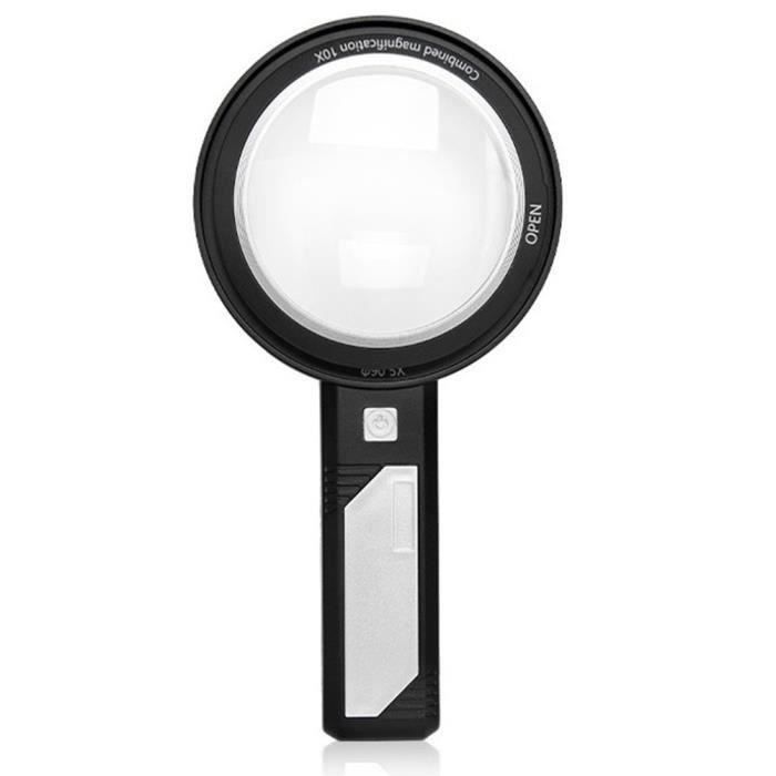 Feosky Loupe De Lecture Portable, Loupe 10x 30x, Lentille Incassable De 75 Mm, Poignée Antidérapante Pour Adultes, Travail De Rapprochement, Lecture Pour Personnes âgées Et Enfants, Exploration De La Feosky Loupe De Lecture Portable, Loupe 10x 30x, Lentille Incassable De 75 Mm, Poignée Antidérapante Pour Adultes, Travail De Rapprochement, Lecture Pour Personnes âgées Et Enfants, Exploration De La
