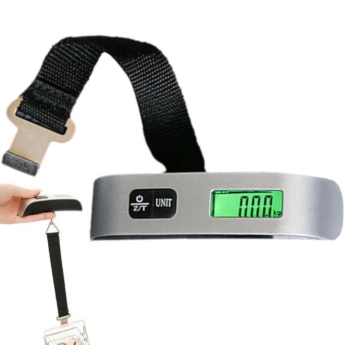 Balance à bagages numérique 50kg Balance de poche numérique électronique de voya