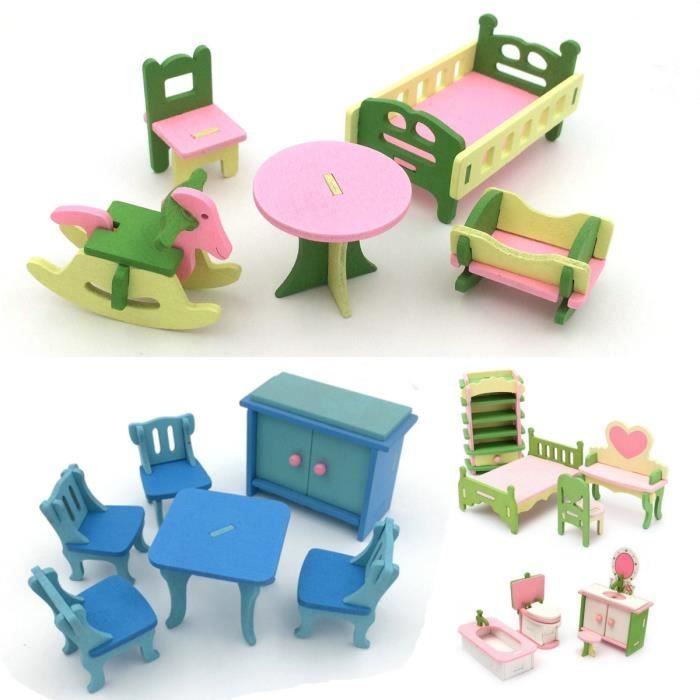 GOKI Maison de poupée mobilier pour le Jardin Mobilier Maison de poupée mobilier de jardin chaise longue divan NEUF 