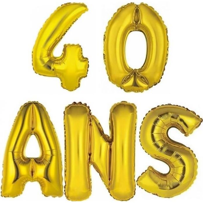 Ballon 40 Ans Cdiscount