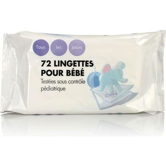 TOUS LES JOURS Lingettes Bébé x72 - Cdiscount Puériculture & Eveil bébé