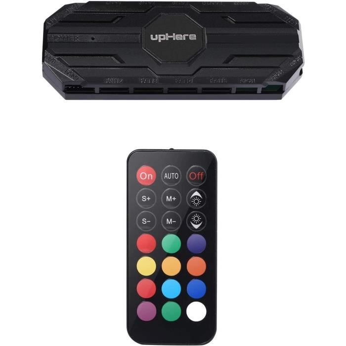 Hub RGB CTRICALVER 11 Ports - Contrôleur ARGB Pour Ventilateurs LED PC Gamer