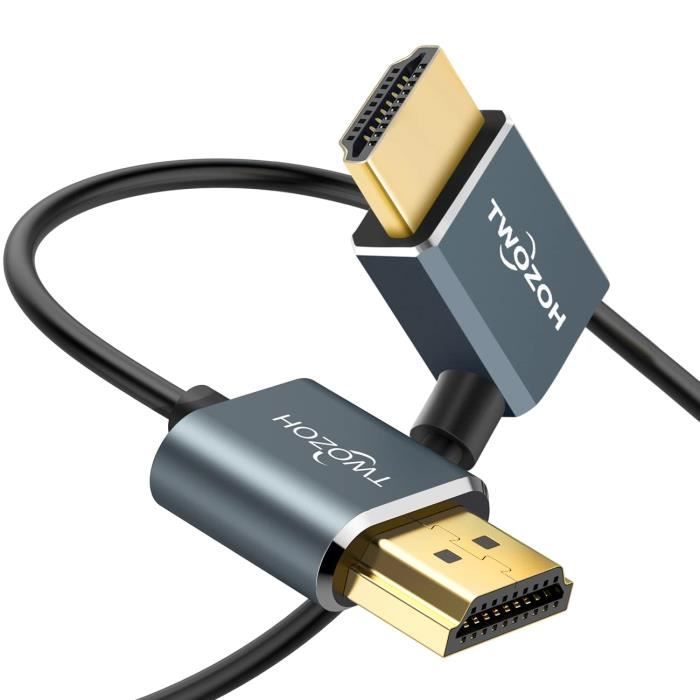 Câble Hdmi Vers Micro Hdmi,Extrêmement Fin Et Flexible,Câble Micro Hdmi