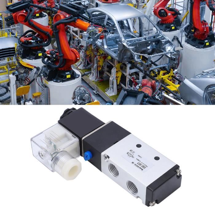 Valve Pneumatique à Pédale 4F210-08L – 5 Voies 2 Positions – Commande Au Pied G1/4 – Antidérapante & Robuste