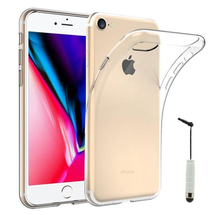 Coque Silicone Transparente Pour IPhone SE - Protection Anti-choc - NEUVE