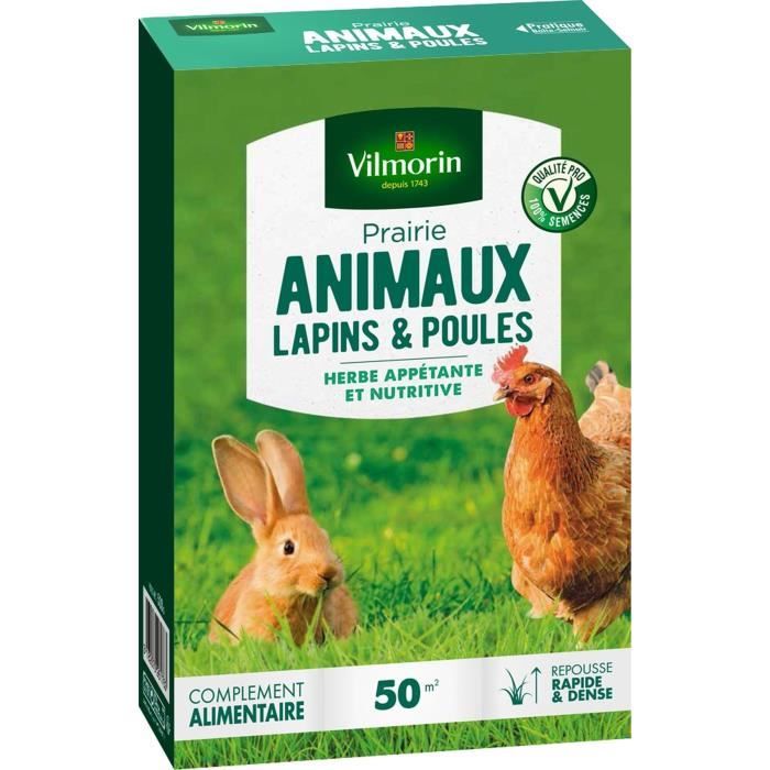 VILMORIN Semences de prairie pour lapin et poule