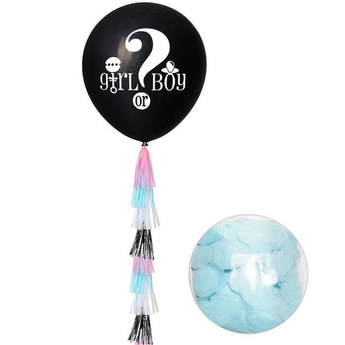Ballon Pour Reveler Le Sexe De Votre Fille Ou Garcon Kit De Dec Atex De 91 4 Cm Cadeaux De Fete Pour Bebe Bleu Taille Unique Cdiscount Maison