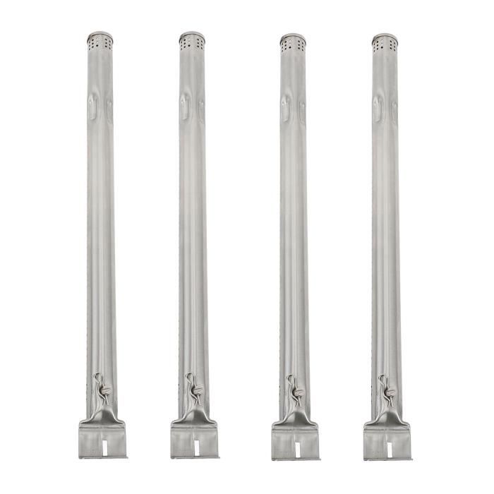 Jenngaoo Tube Croisé Réglable 12,7-21,59 Cm - 4 Pièces Brûleurs Inox Pour Charbroil Et Nexgrill