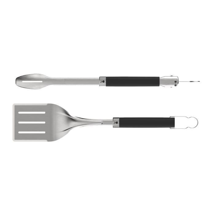 Ustensile barbecue pince et spatule - vue 2