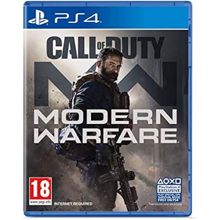 Jeu vidéo Call of Duty Modern Warfare PS4 Jaquette en italien Edition standard