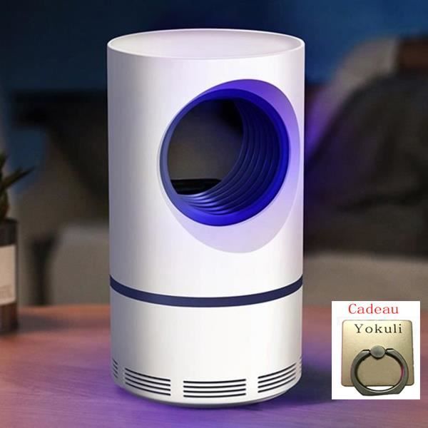 Lampe anti-insecte électrique YOKULI - tueur de moustique LED blanc - 12x12x19cm - 03kg