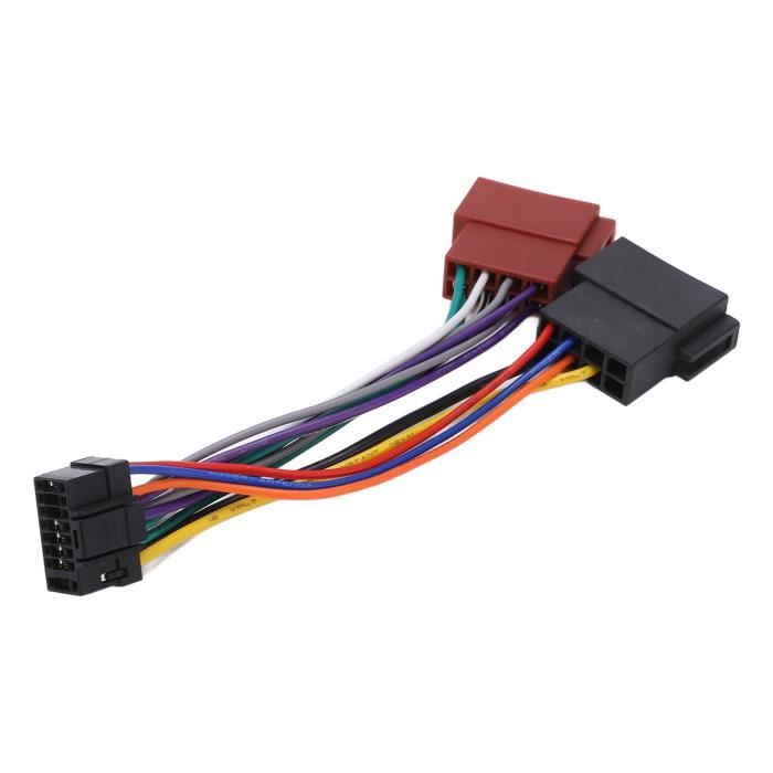 Câble Adaptateur 16 Broches Pour AutoRadio Sony - Compatible Modèles 2003 Et + - Connexion Plug & Play