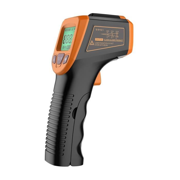 LaBlanc - Thermomètre pour Barbecue Charbon de Bois Fumoir - 76mm