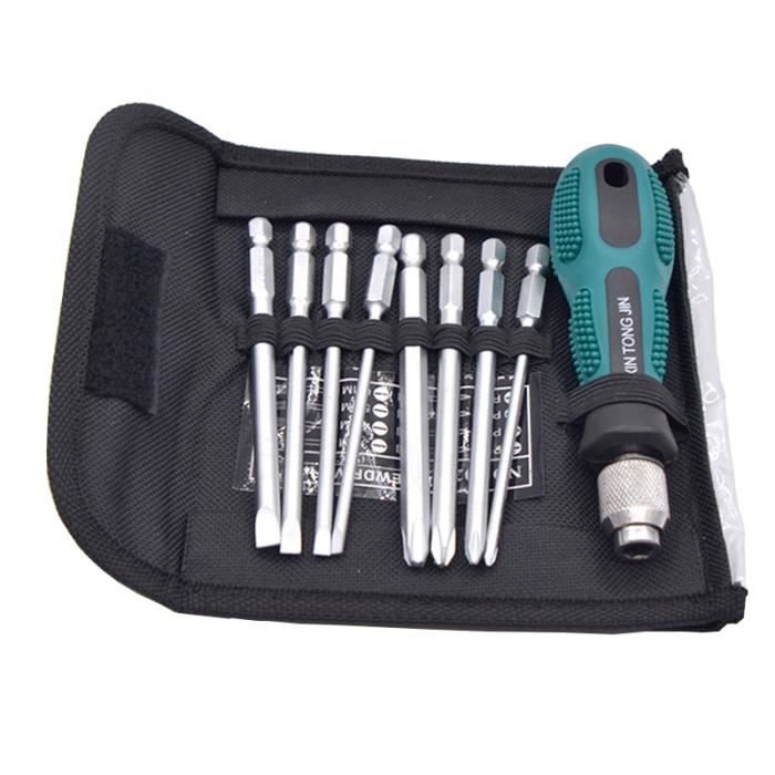 Coffret SK Professional Tools – 10 Tournevis Magnétiques Double Matériau – Garantie à Vie